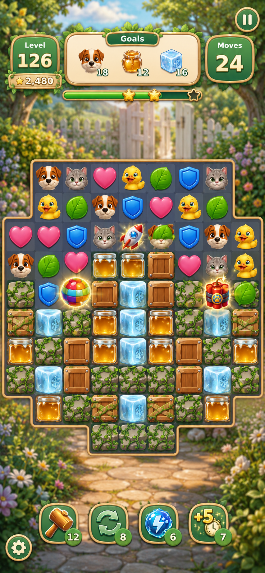 Match-3 board